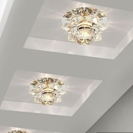 Lampe en cristal SMD CreativeTube, spot absorbant la lumière du dôme