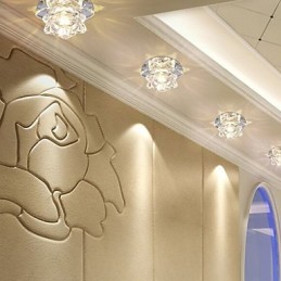 Lampe en cristal SMD CreativeTube, spot absorbant la lumière du dôme