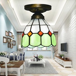 Lampe à dôme absorbante créative à éclairage contracté méditerranéen