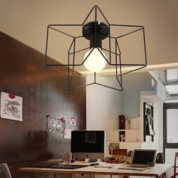 Lumières de porche créatives modernes de pentagramme pour absorber la lumière du dôme
