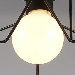 Lumières de porche créatives modernes de pentagramme pour absorber la lumière du dôme