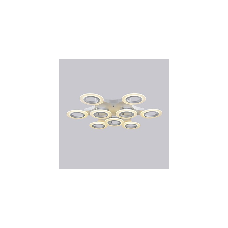 Suspension circulaire blanche chaude et tendance pour centre commercial