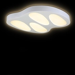 Plafonnier sans lumière polaire avec télécommande moderne et contemporain