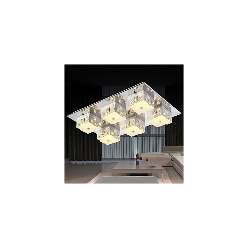Plafonnier 6 lumières moderne simple et artistique