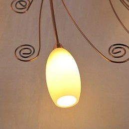 Plafonniers artistiques en aluminium avec 12 lumières