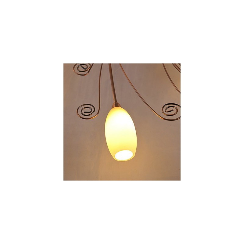 Plafonniers artistiques en aluminium avec 12 lumières