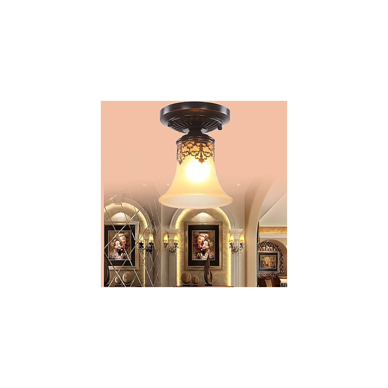Lampe à dôme absorbante de style rural classique de type européen