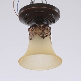 Lampe à dôme absorbante de style rural classique de type européen