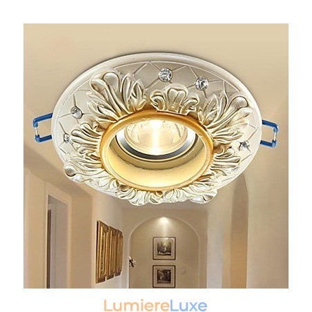 Lampe de plafond tubulaire de style rural européen 10 x 3,5 cm, lampe à dôme absorbante Lampe de plafond tubulaire de style rural européen 10 x 3,5 cm, lampe à dôme absorbante