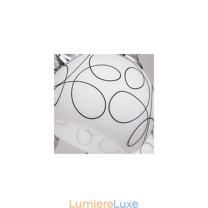 Lustre Moderne Cristal Living 8 lumières