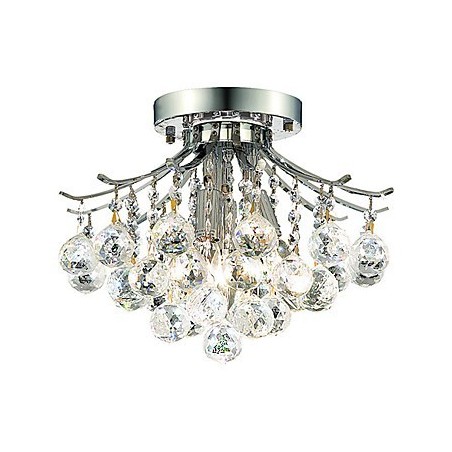 Plafonnier moderne à 3 lumières avec perles de cristal Plafonnier moderne à 3 lumières avec perles de cristal