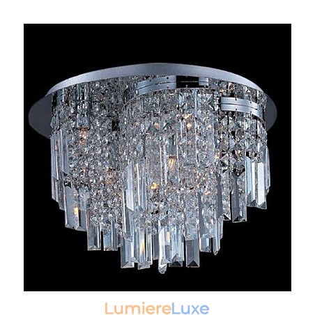 Plafonnier semi-encastré avec 10 lumières Plafonnier semi-encastré avec 10 lumières
