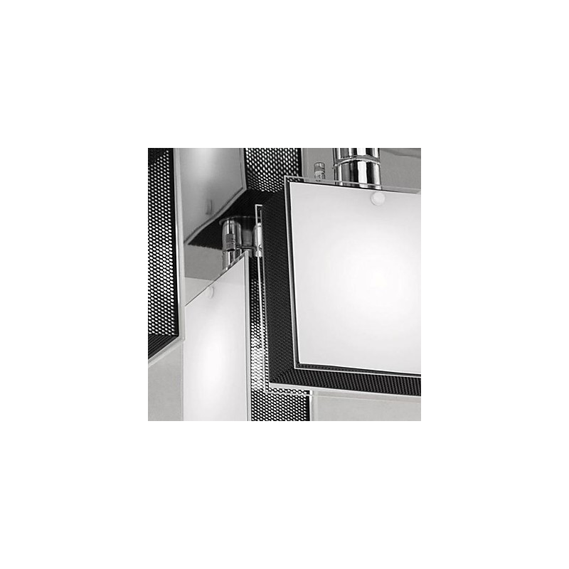 Plafonnier moderne et contemporain en métal chromé