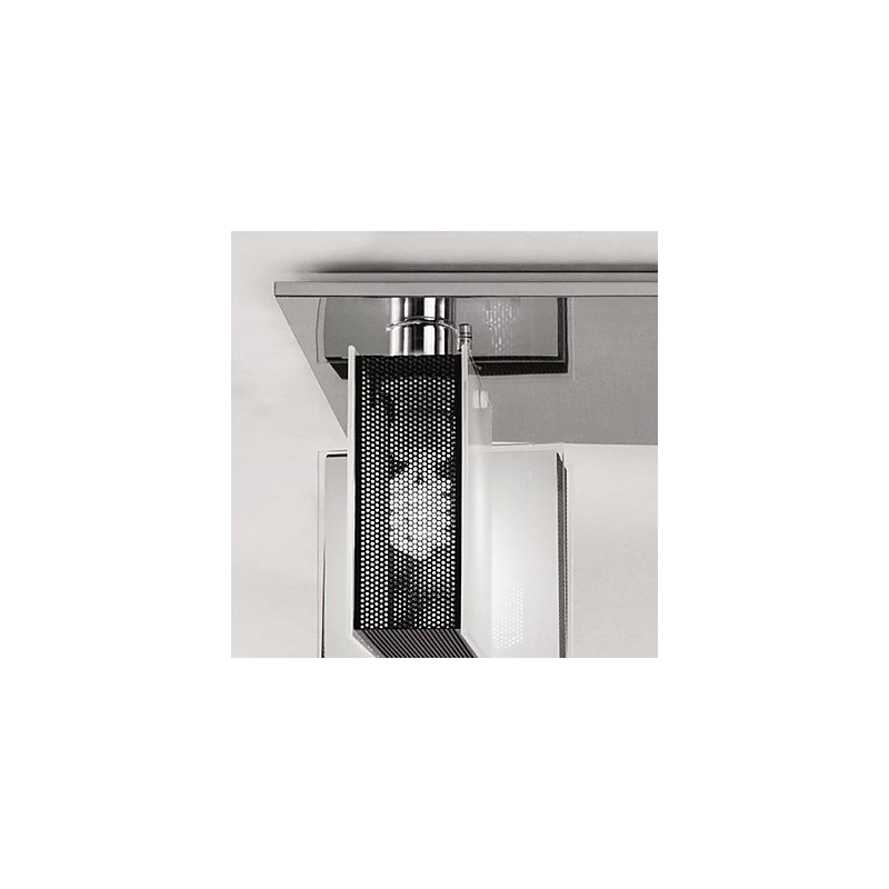 Plafonnier moderne et contemporain en métal chromé