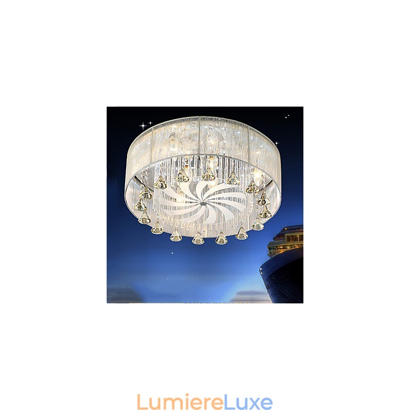 Montage encastré en cristal moderne et contemporain en verre