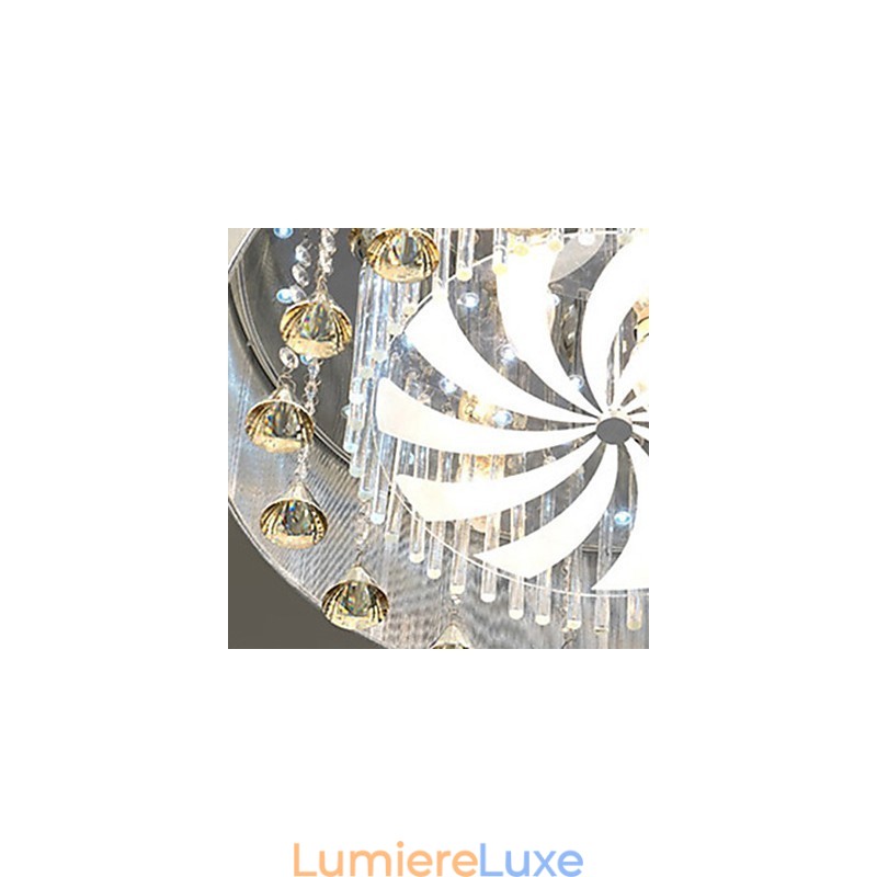 Montage encastré en cristal moderne et contemporain en verre