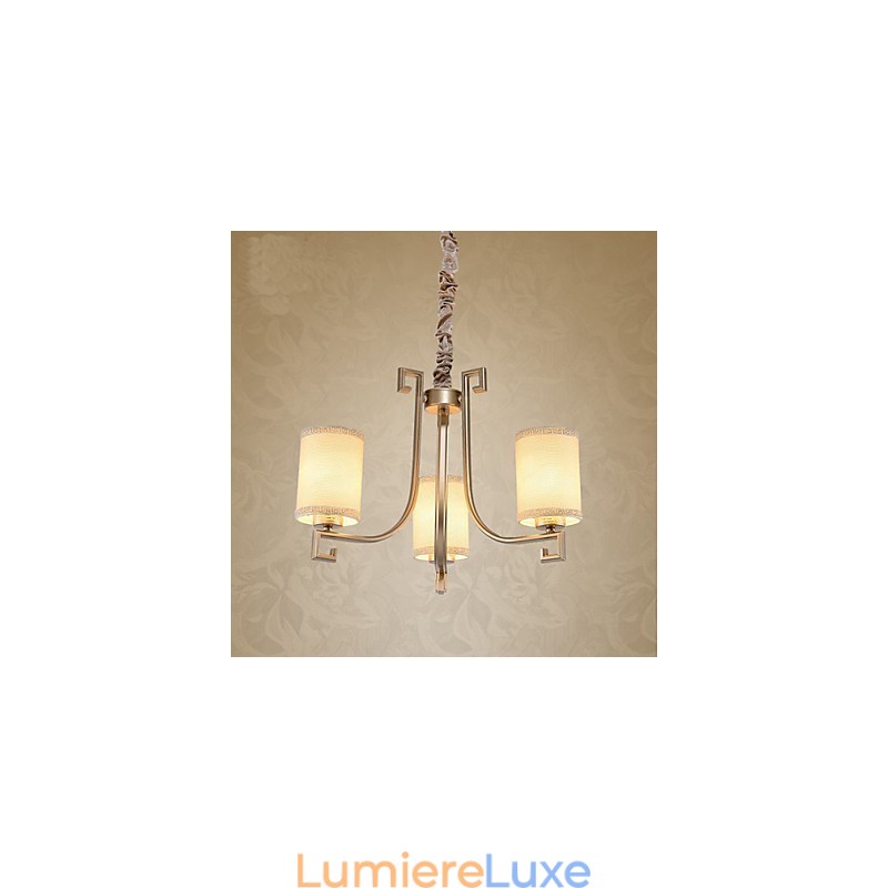 Lustre de style chinois en fer et cuivre imitation lampes à air
