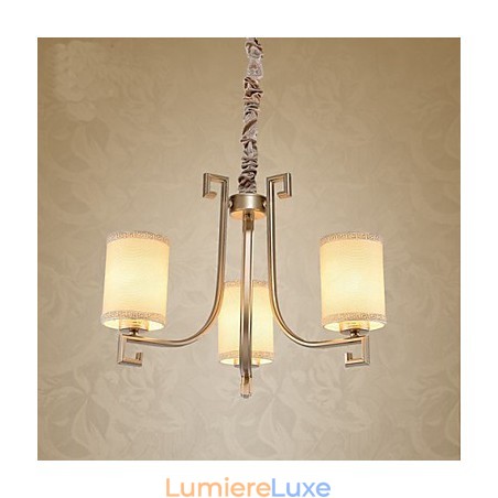 Lustre de style chinois en fer et cuivre imitation lampes à air Lustre de style chinois en fer et cuivre imitation lampes à air