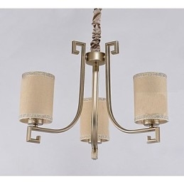 Lustre de style chinois en fer et cuivre imitation lampes à air