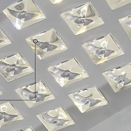 Montage encastré moderne contemporain en métal