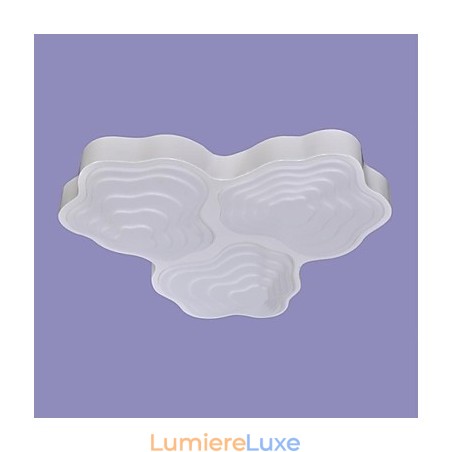 Plafonniers 3 lumières en acier inoxydable artistique Plafonniers 3 lumières en acier inoxydable artistique