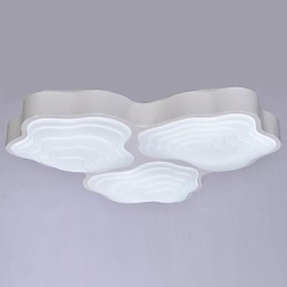 Plafonniers 3 lumières en acier inoxydable artistique