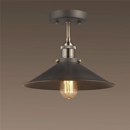 Plafonnier vintage Mini Edison 1 lumière en métal encastré