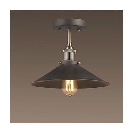 Plafonnier vintage Mini Edison 1 lumière en métal encastré Plafonnier vintage Mini Edison 1 lumière en métal encastré