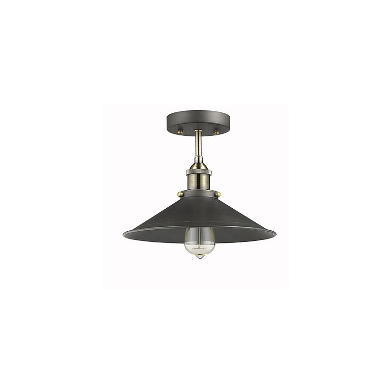 Plafonnier vintage Mini Edison 1 lumière en métal encastré