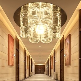 Plafonnier en cristal contemporain moderne