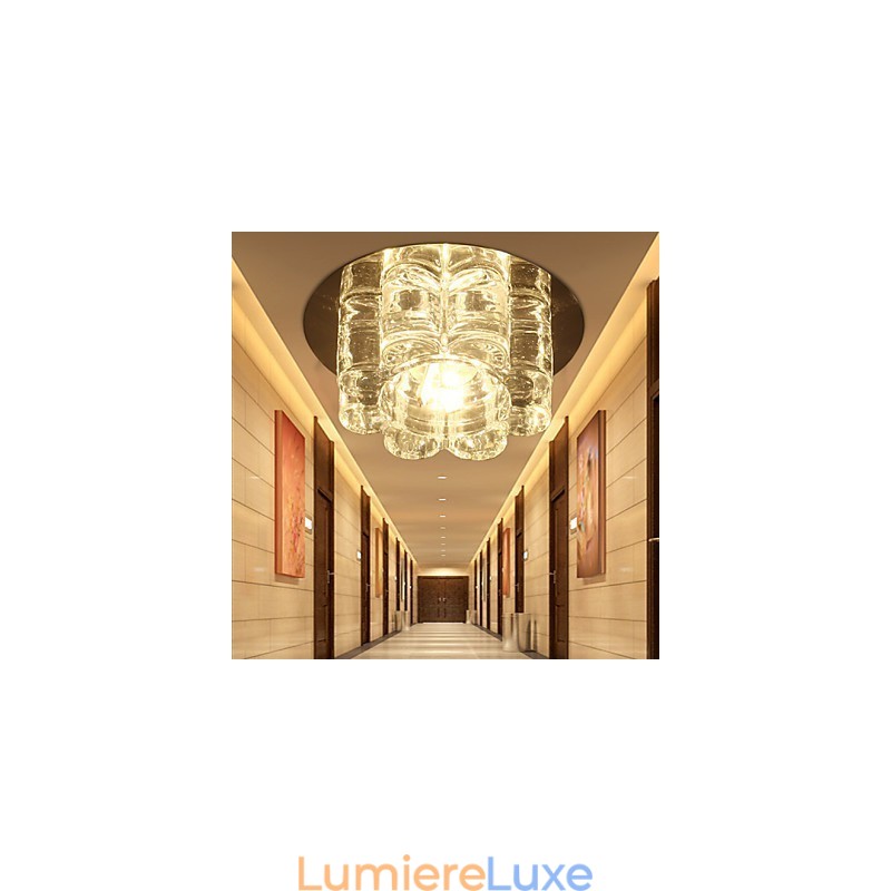 Plafonnier en cristal contemporain moderne