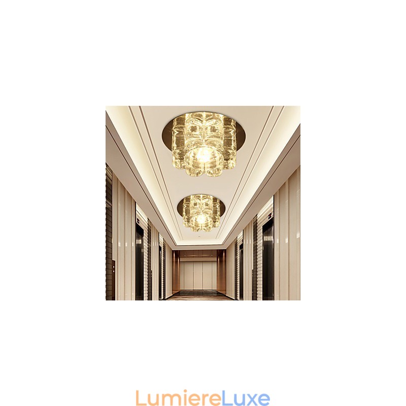 Plafonnier en cristal contemporain moderne