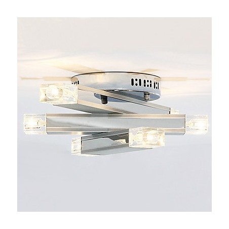 Plafonnier moderne à 6 lumières au design chic Plafonnier moderne à 6 lumières au design chic