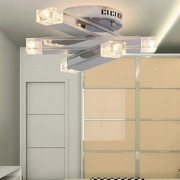 Plafonnier moderne à 6 lumières au design chic