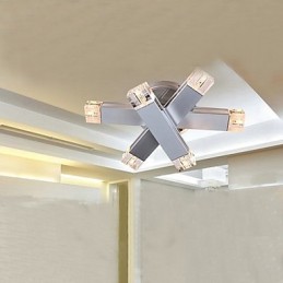 Plafonnier moderne à 6 lumières au design chic