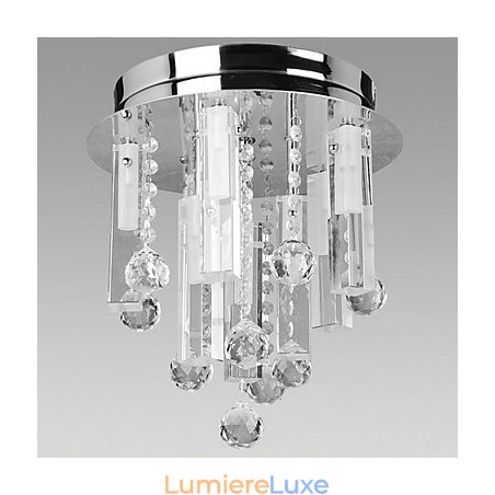 Plafonnier en cristal à 8 lumières Plafonnier en cristal à 8 lumières