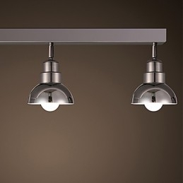 Plafonnier Trinal en verre blanc avec cadre en aluminium, design moderne et tendance
