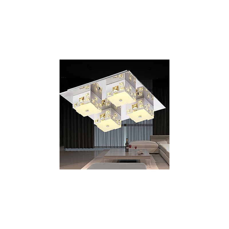 Plafonnier 4 lumières moderne simple et artistique