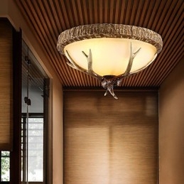 Lustre Mini Style Rétro Résine