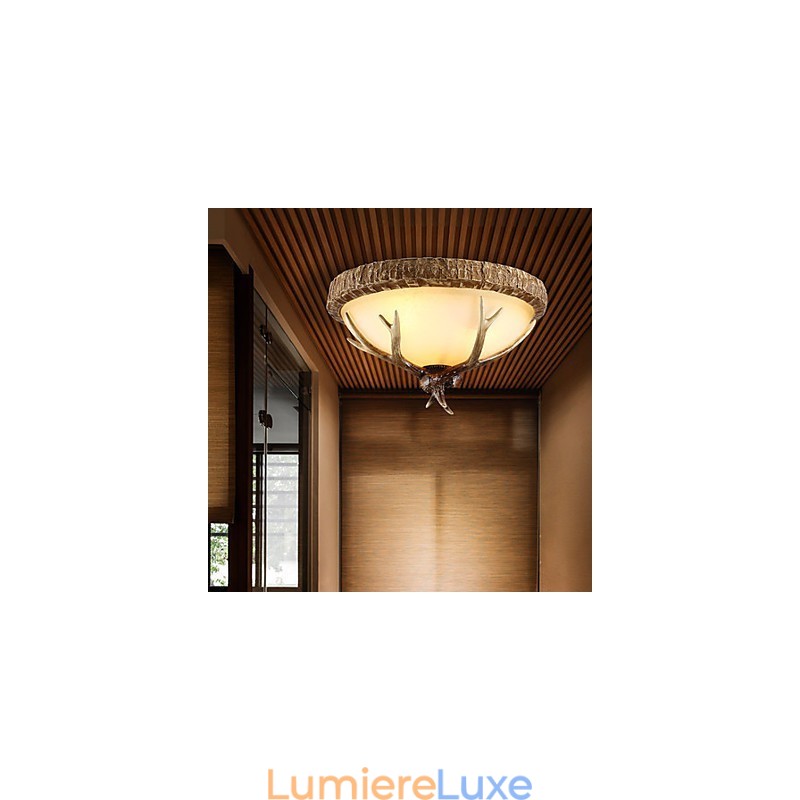 Lustre Mini Style Rétro Résine