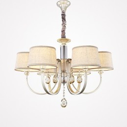 Lustre en métal peint en cristal Country