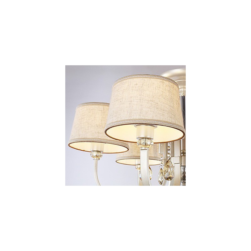 Lustre en métal peint en cristal Country