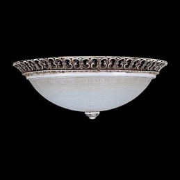 Plafonnier en résine marron foncé, motif sculpté, style européen classique