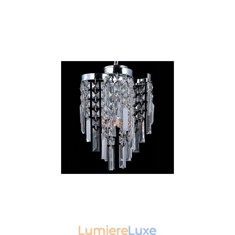 Plafonnier semi-encastré à 4 lumières