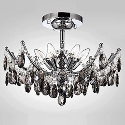 Lustre 6 lumières simple moderne artistique