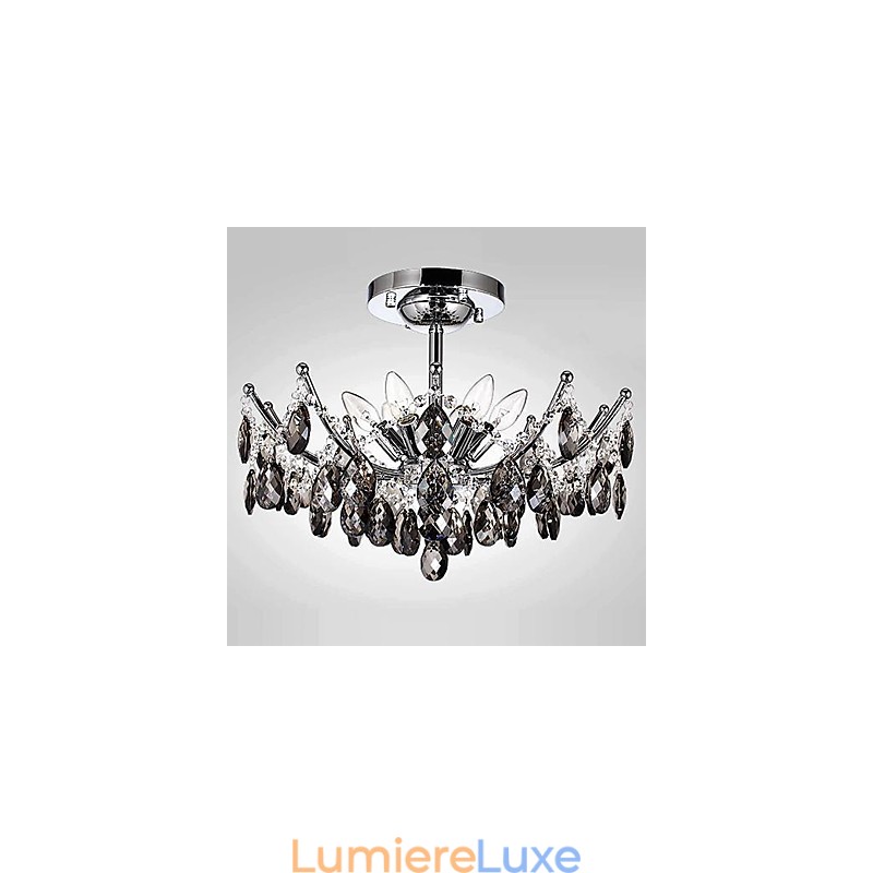 Lustre 6 lumières simple moderne artistique