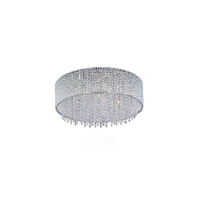 Plafonnier en cristal avec 10 lumières