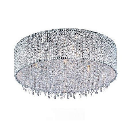 Plafonnier en cristal avec 10 lumières Plafonnier en cristal avec 10 lumières