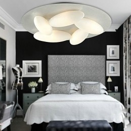 Plafonnier moderne à 5 lumières (culot d'ampoule G9)