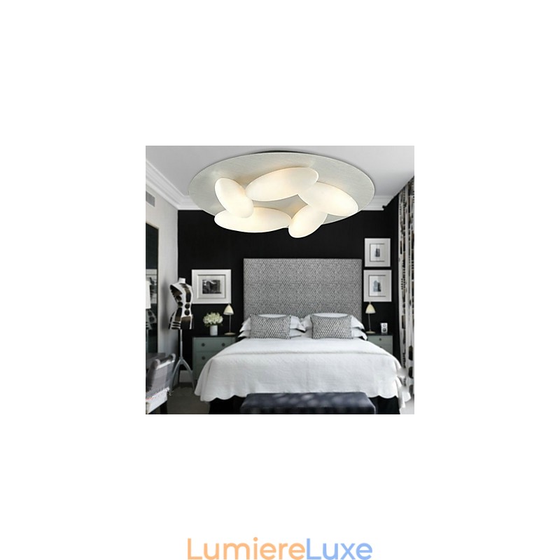 Plafonnier moderne à 5 lumières (culot d'ampoule G9)